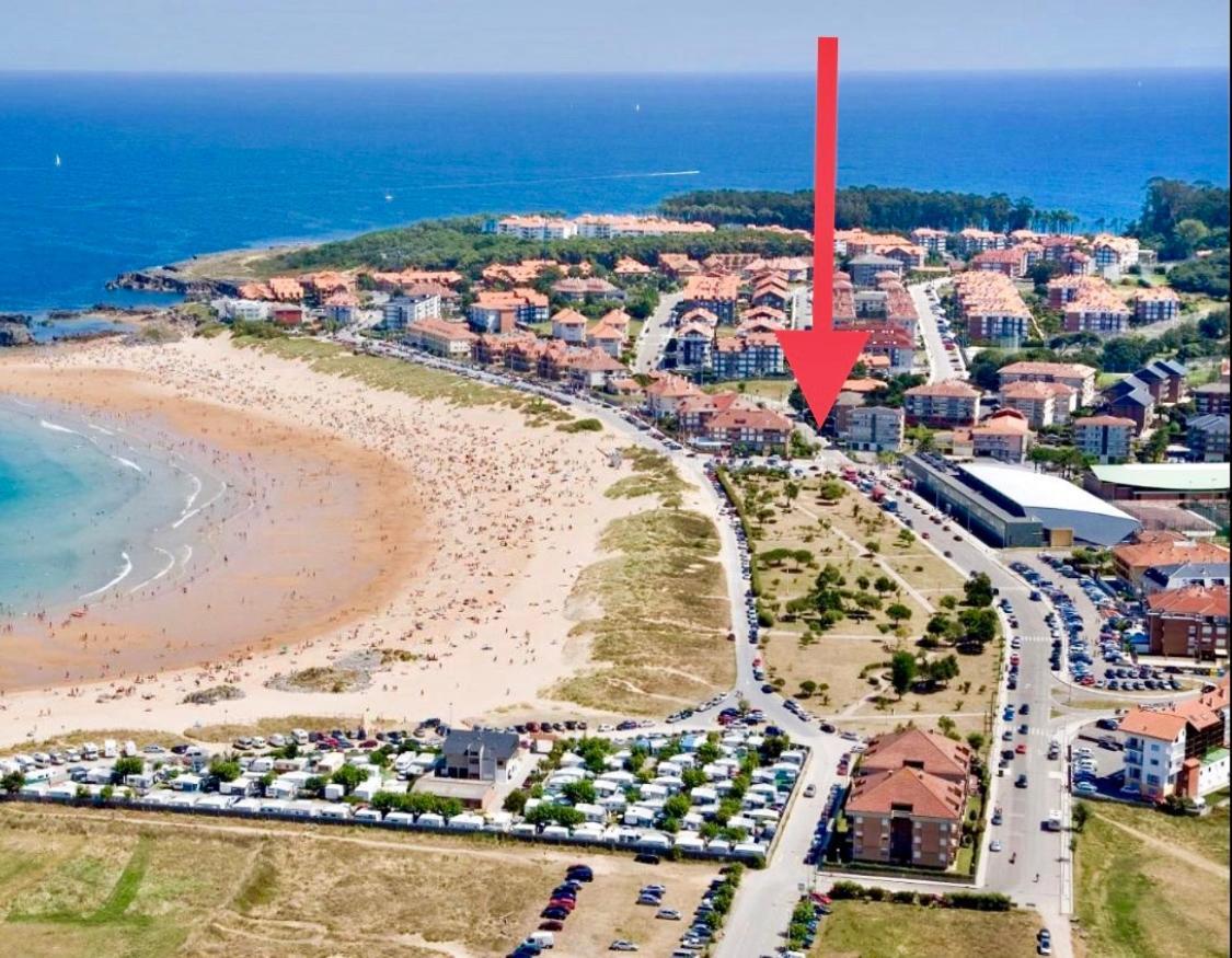 Apartamento El Arenal Playa De Ris ノハ エクステリア 写真